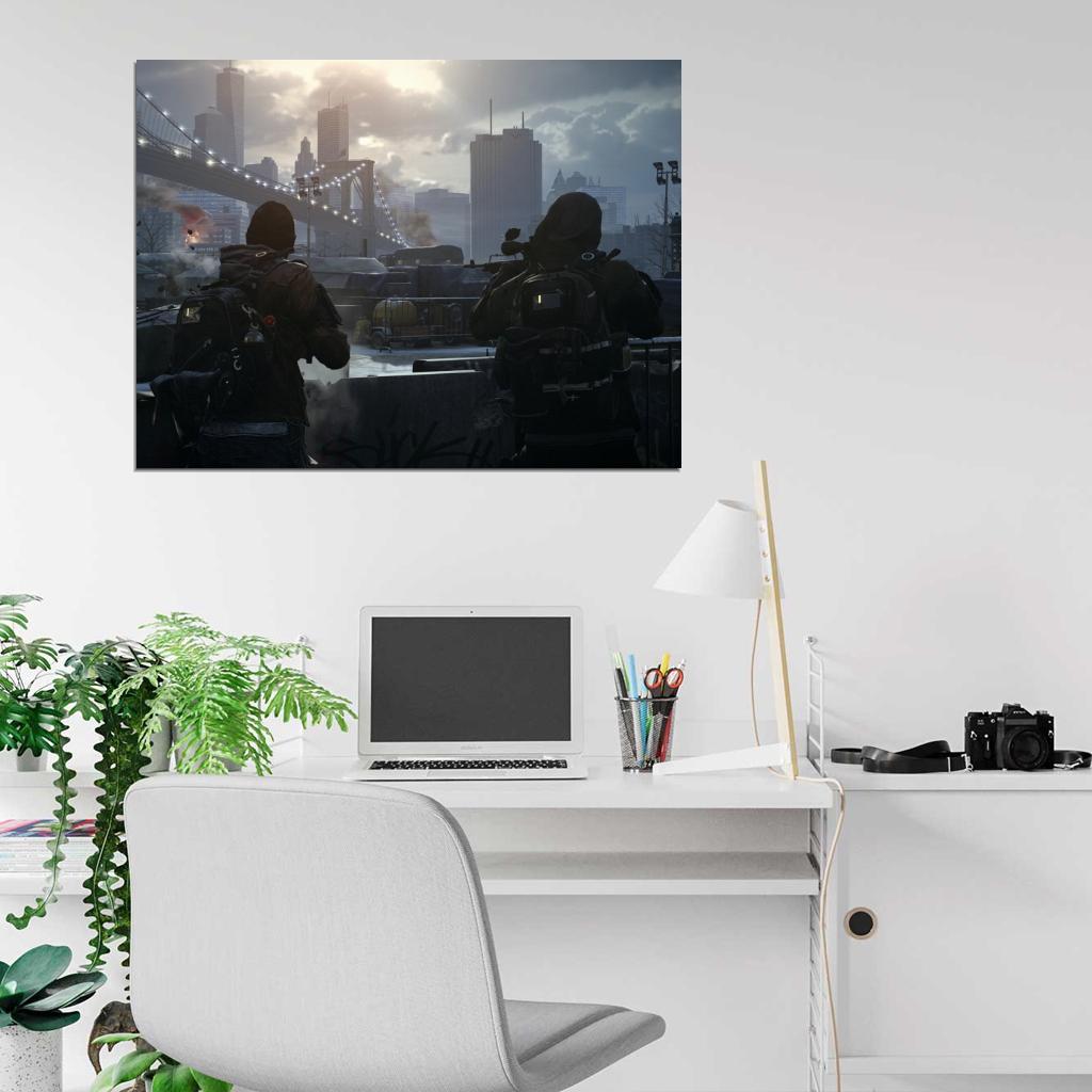 Tom Clancy's The Division Bridge City Video Game Art Wall Art Print Poster