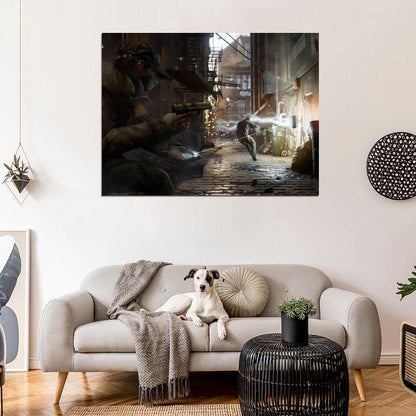 Watch Dogs Aiden Pearce Video Game Art Wall Art Print Poster