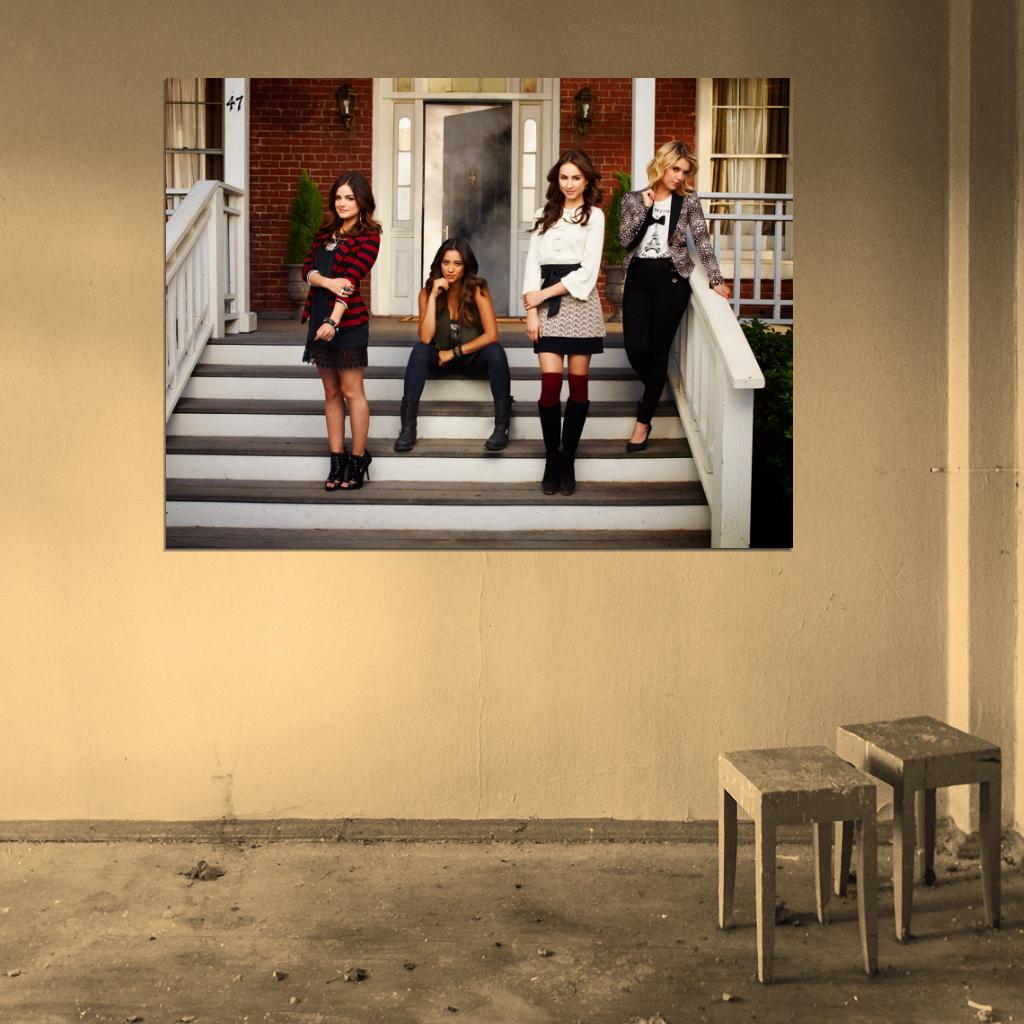 Pretty Little Liars Characters TV Series Wall Art Print Poster