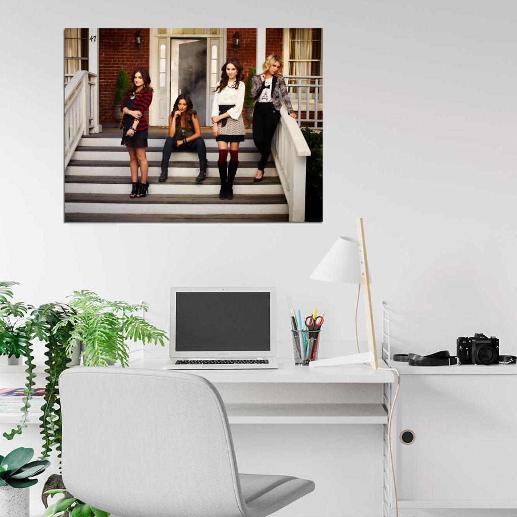 Pretty Little Liars Characters TV Series Wall Art Print Poster