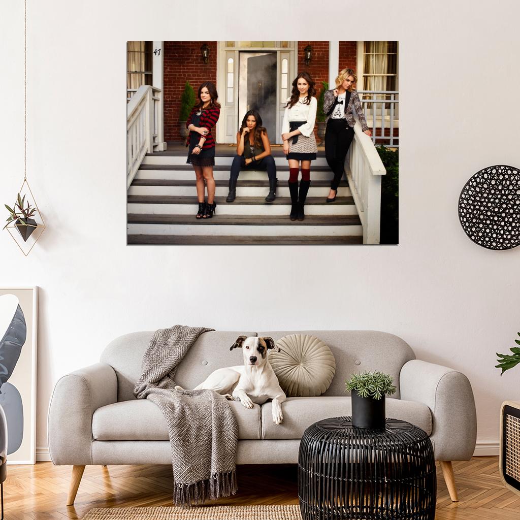Pretty Little Liars Characters TV Series Wall Art Print Poster