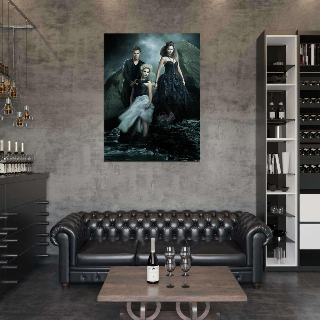 The Vampire Diaries Characters TV Series Wall Art Print Poster
