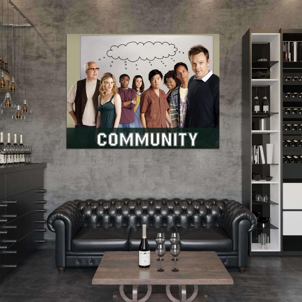 Community Cast Characters TV Series Wall Art Print Poster