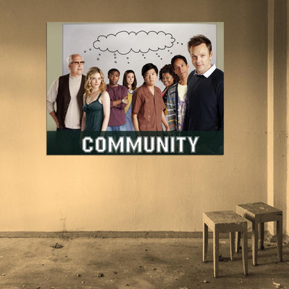 Community Cast Characters TV Series Wall Art Print Poster