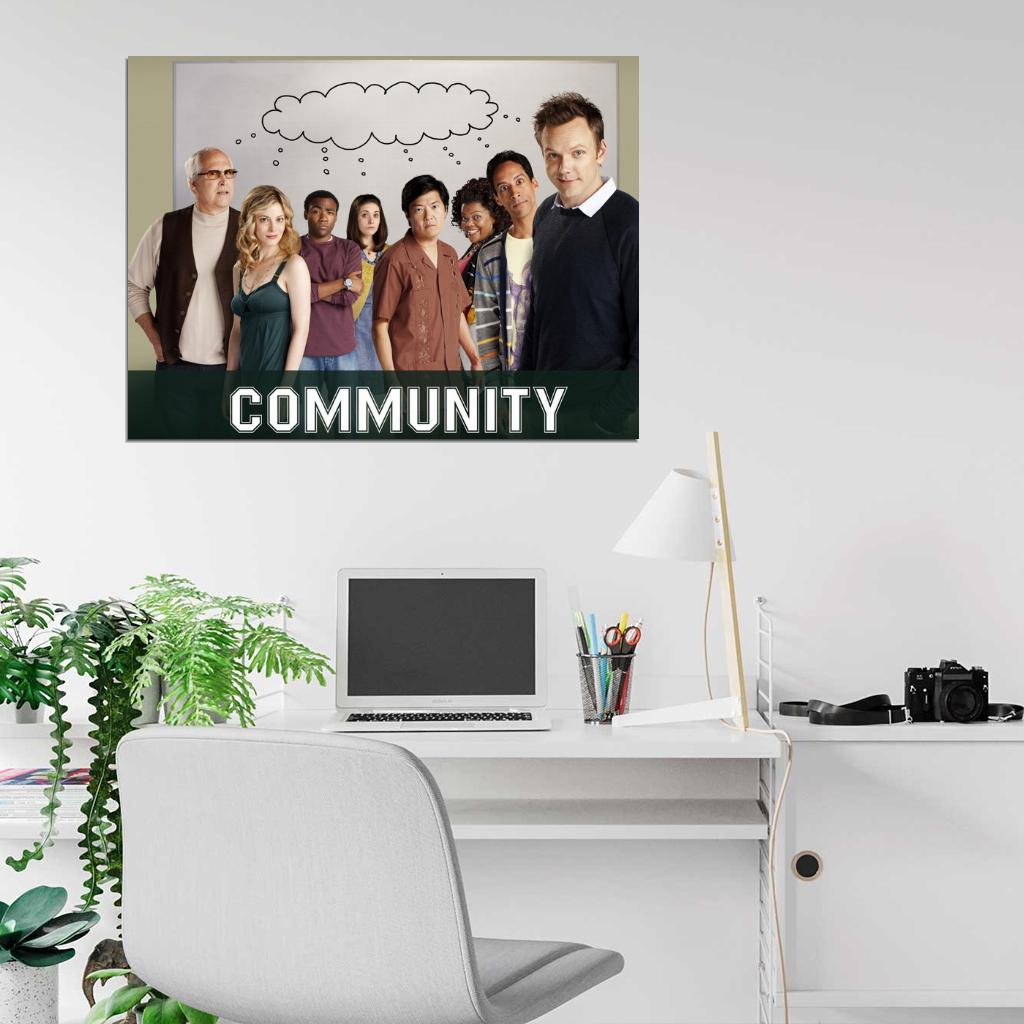 Community Cast Characters TV Series Wall Art Print Poster