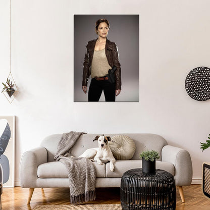 Almost Human Minka Kelly TV Series Wall Art Print Poster