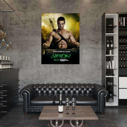 Arrow Stephen Amell Hot TV Series Wall Art Print Poster