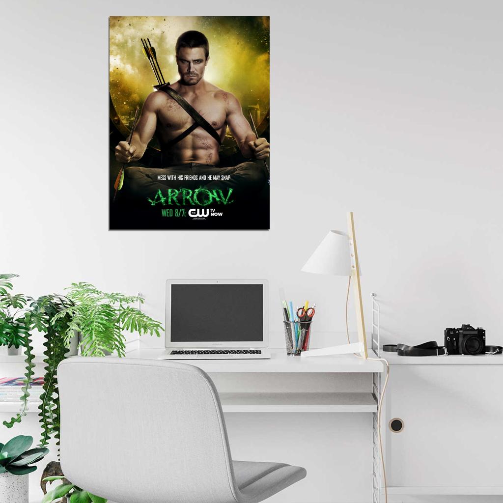 Arrow Stephen Amell Hot TV Series Wall Art Print Poster