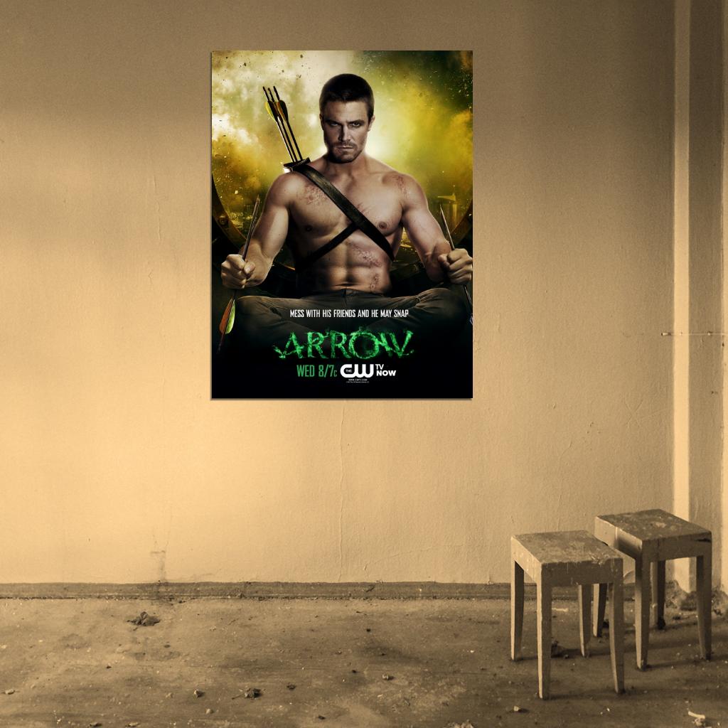 Arrow Stephen Amell Hot TV Series Wall Art Print Poster