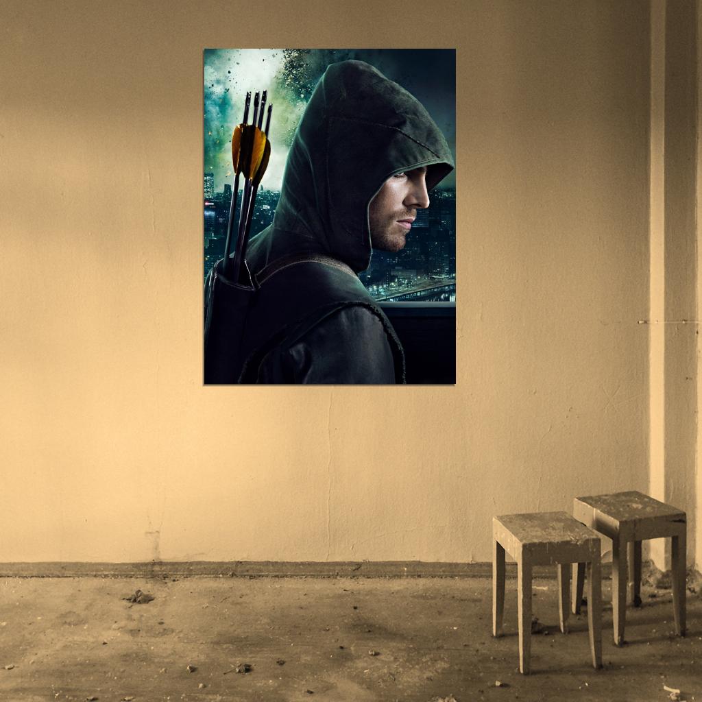 Arrow Stephen Amell TV Series Wall Art Print Poster