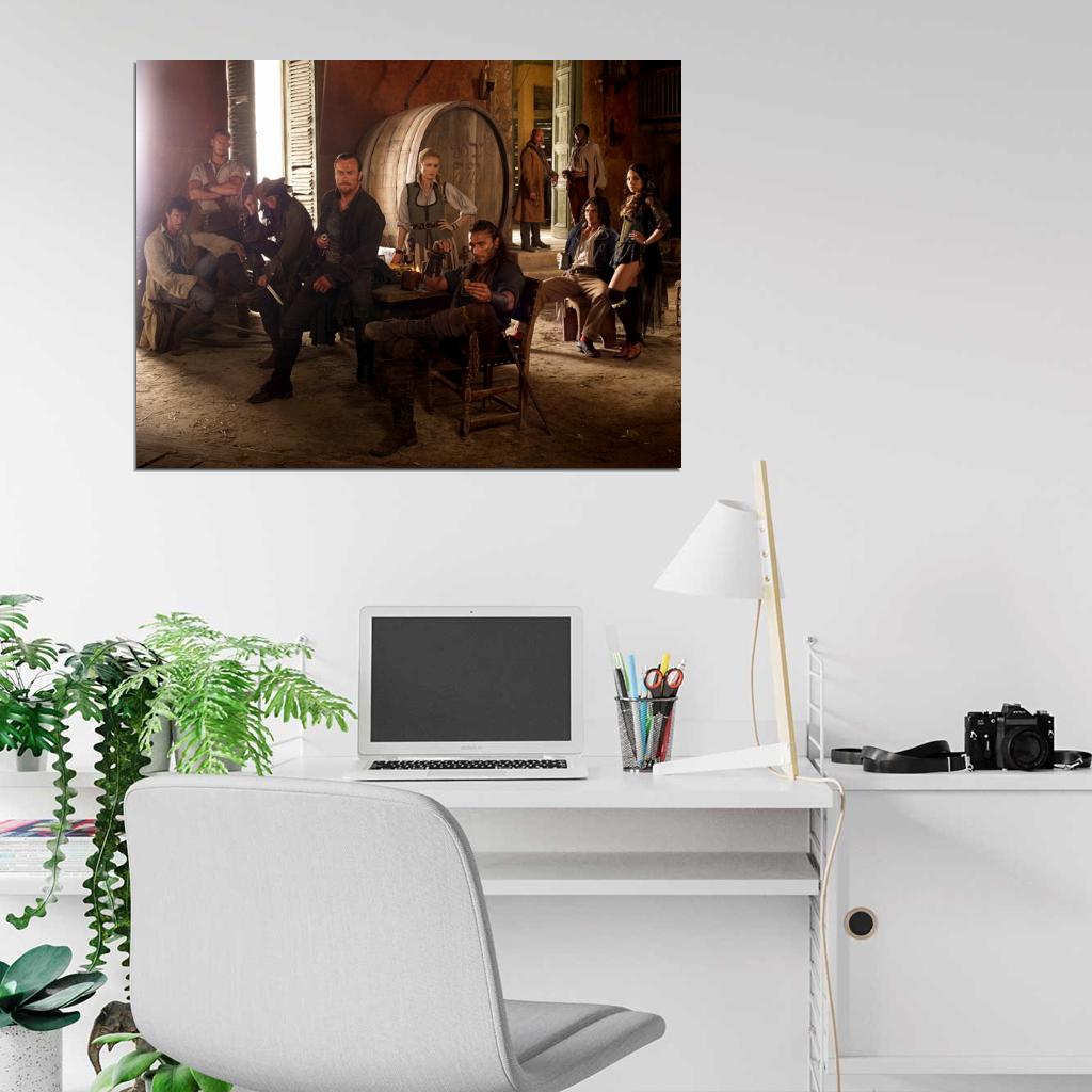 Black Sails Cast Characters TV Series Wall Art Print Poster