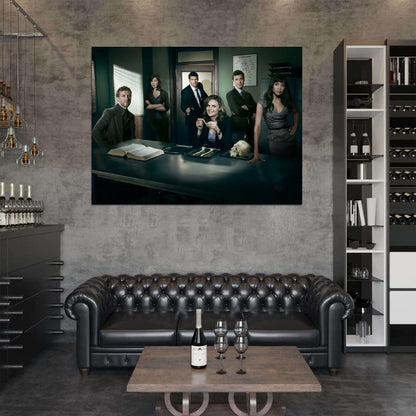 Bones Cast Characters TV Series Wall Art Print Poster