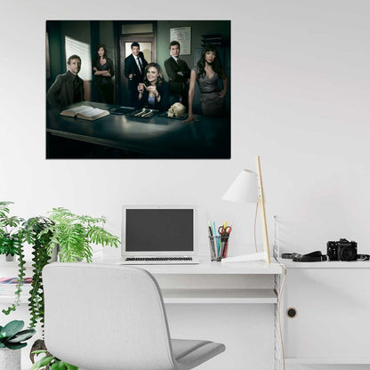 Bones Cast Characters TV Series Wall Art Print Poster