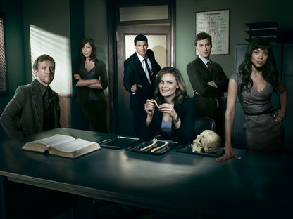 Bones Cast Characters TV Series Wall Art Print Poster