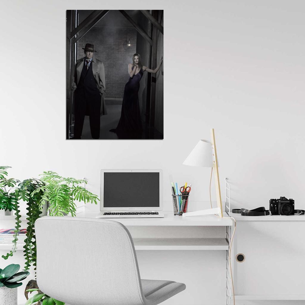 Castle Richard Castle Kate Beckett Characters TV Series Wall Art Print Poster