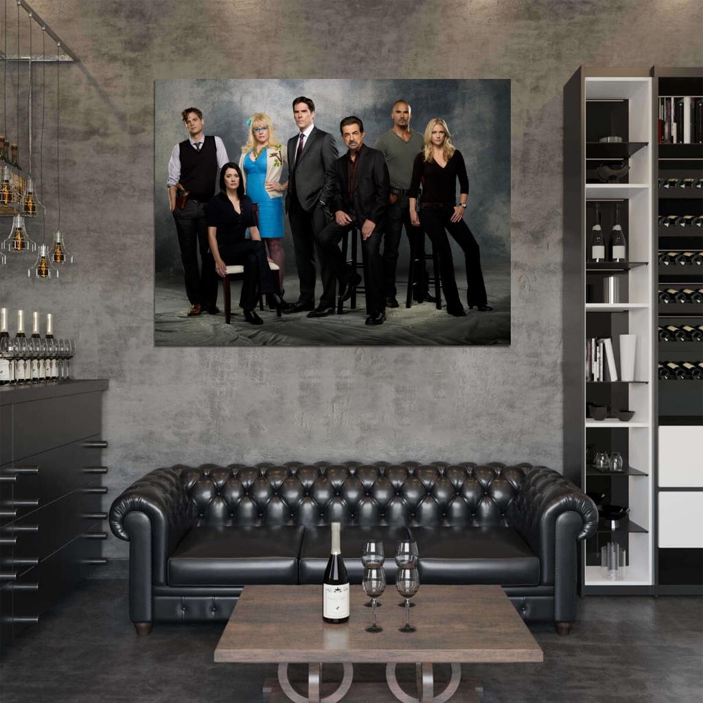 Criminal Minds Cast Characters TV Series Wall Art Print Poster