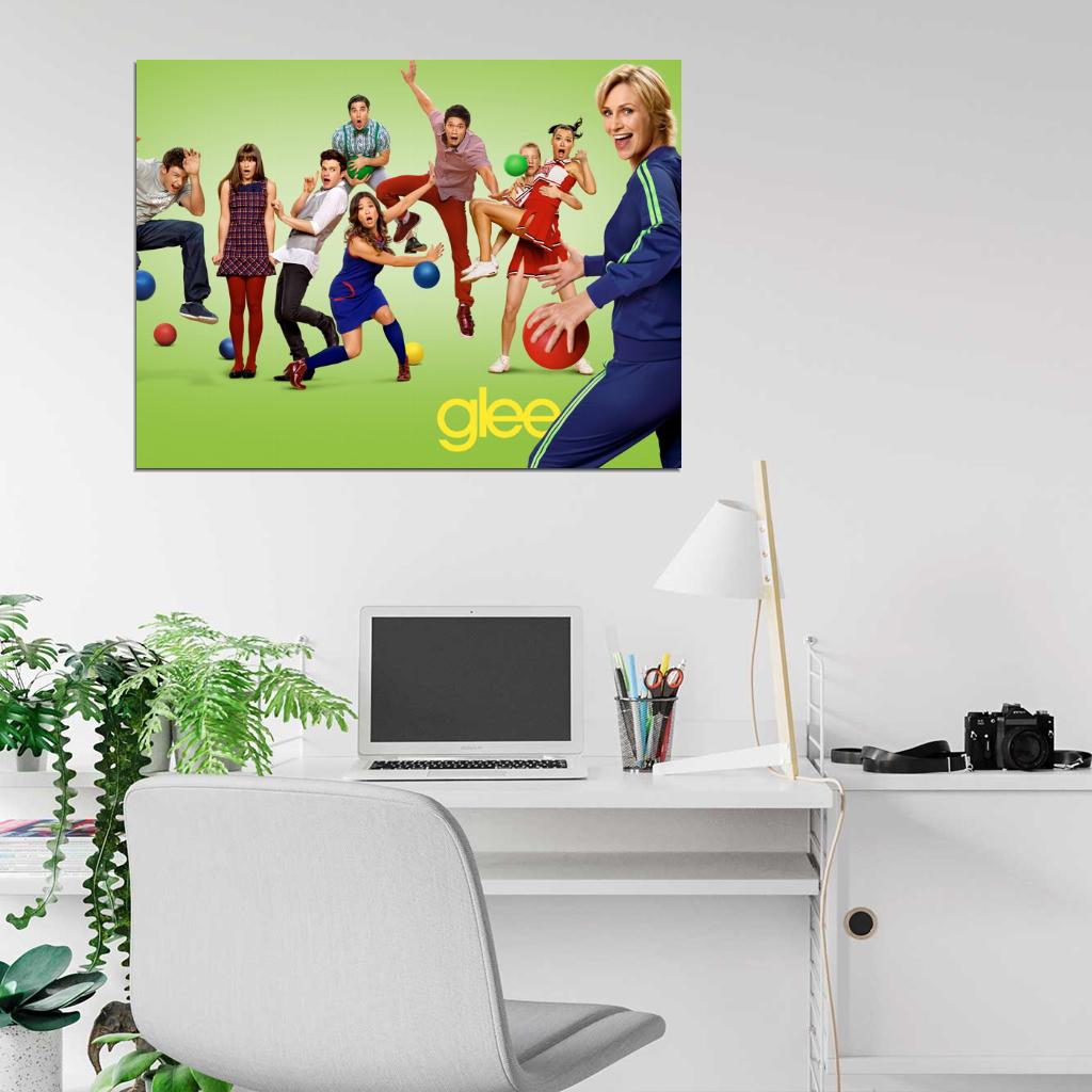 Glee Characters Funny TV Series Wall Art Print Poster