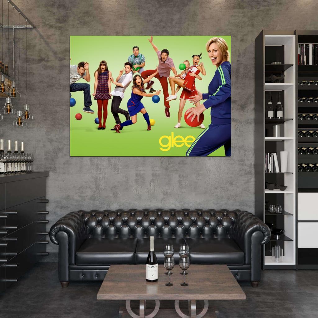 Glee Characters Funny TV Series Wall Art Print Poster
