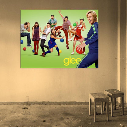 Glee Characters Funny TV Series Wall Art Print Poster