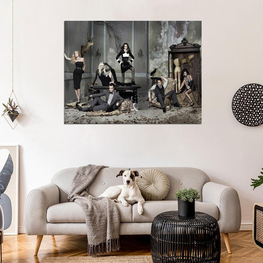 Gossip Girl Cast Characters TV Series Wall Art Print Poster