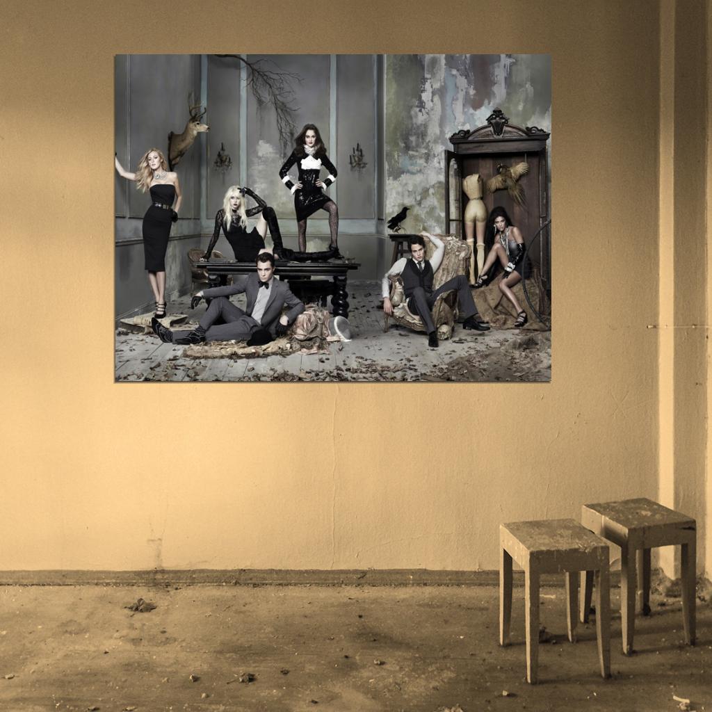 Gossip Girl Cast Characters TV Series Wall Art Print Poster