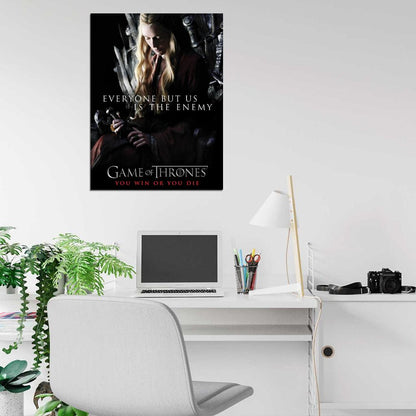 Game of Thrones Cersei Lannister Lena Headey TV Series Wall Art Print Poster