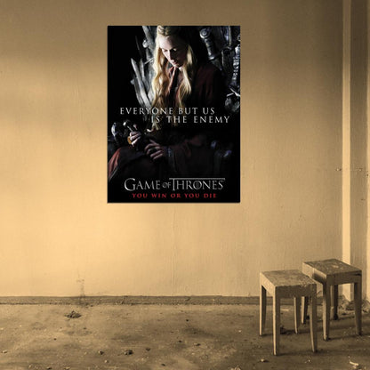 Game of Thrones Cersei Lannister Lena Headey TV Series Wall Art Print Poster