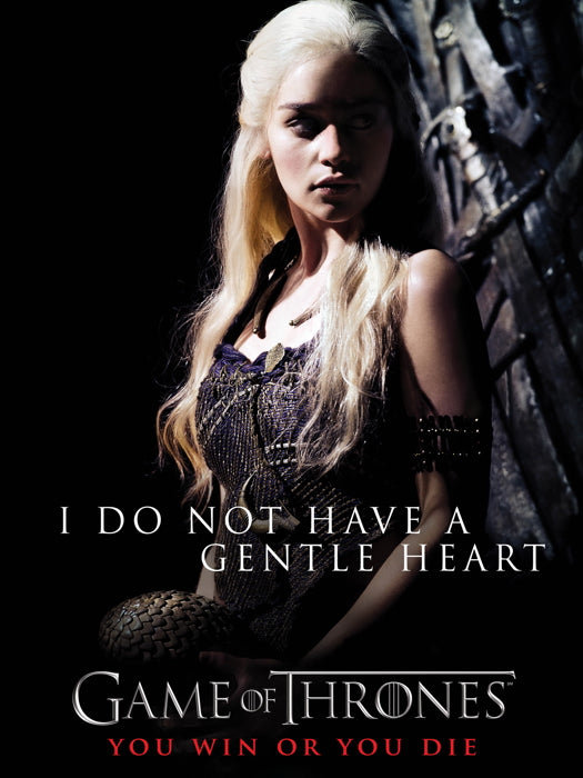 Game of Thrones Daenerys Targaryen Emilia Clarke TV Series Wall Art Print Poster