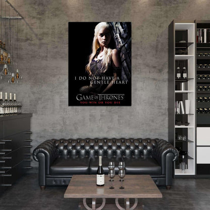 Game of Thrones Daenerys Targaryen Emilia Clarke TV Series Wall Art Print Poster
