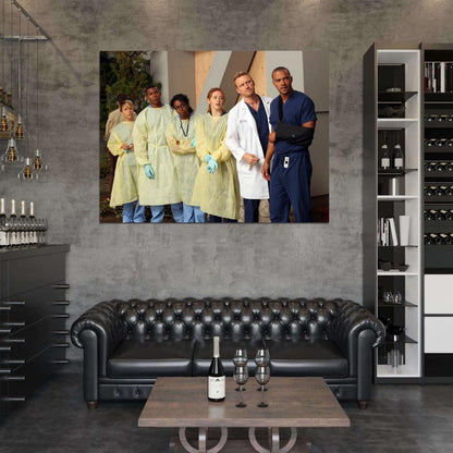 Grey's Anatomy TV Series Wall Art Print Poster