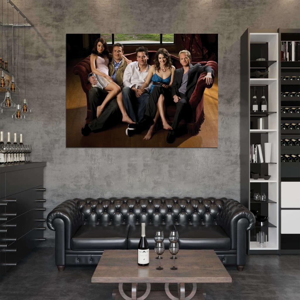 How I Met Your Mother Cast Characters TV Series Wall Art Print Poster