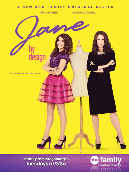 Jane By Design TV Series Wall Art Print Poster