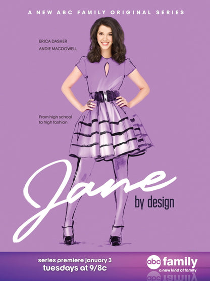 Jane By Design Erica Dasher TV Series Wall Art Print Poster