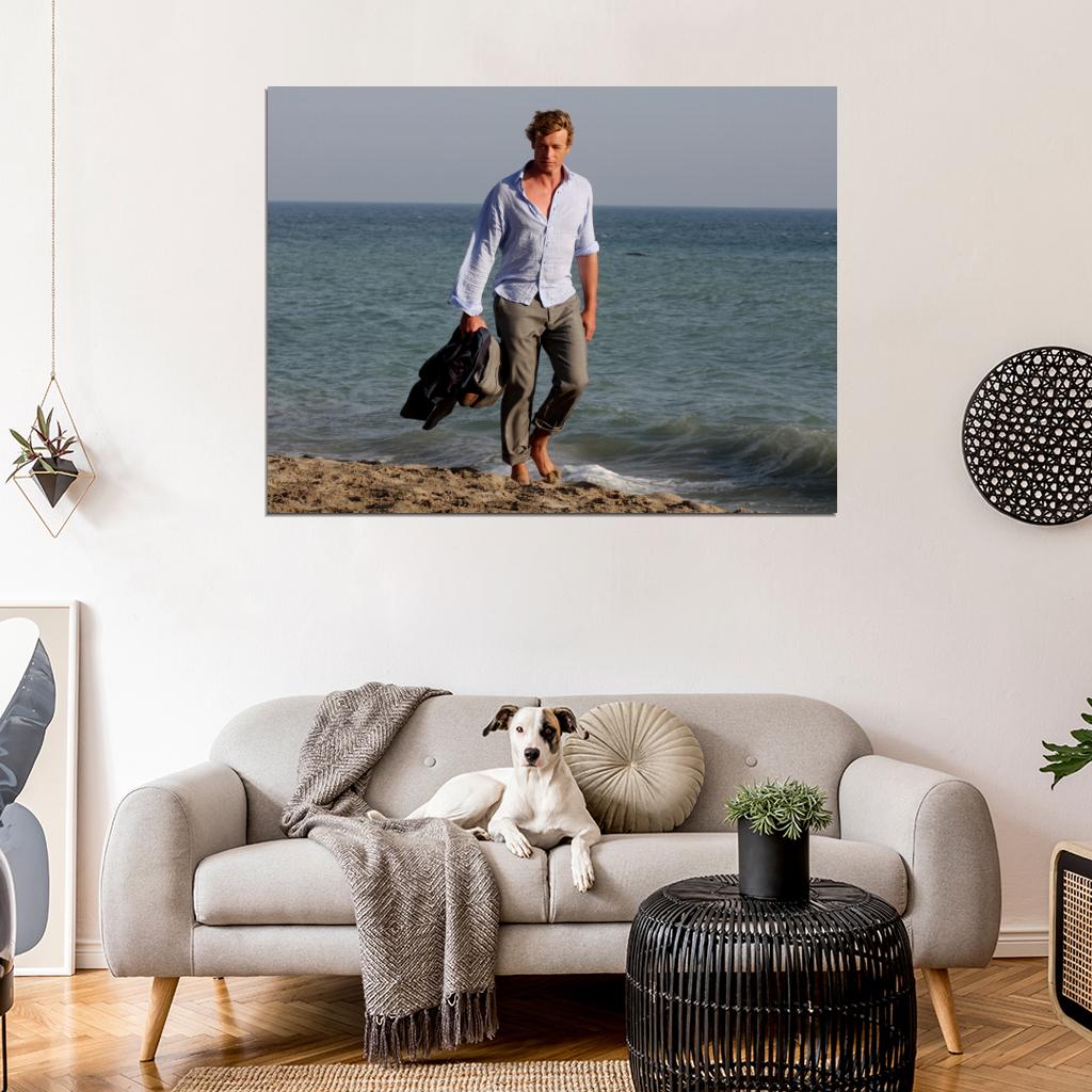 The Mentalist Simon Baker TV Series Wall Art Print Poster