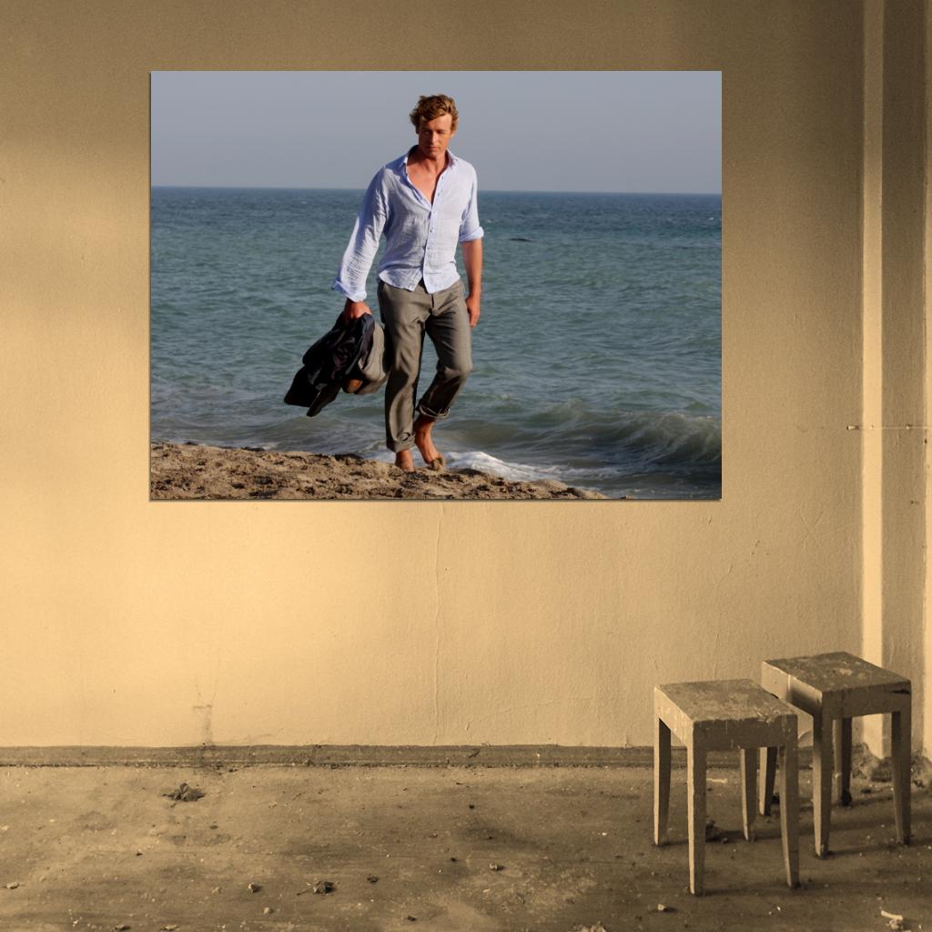 The Mentalist Simon Baker TV Series Wall Art Print Poster