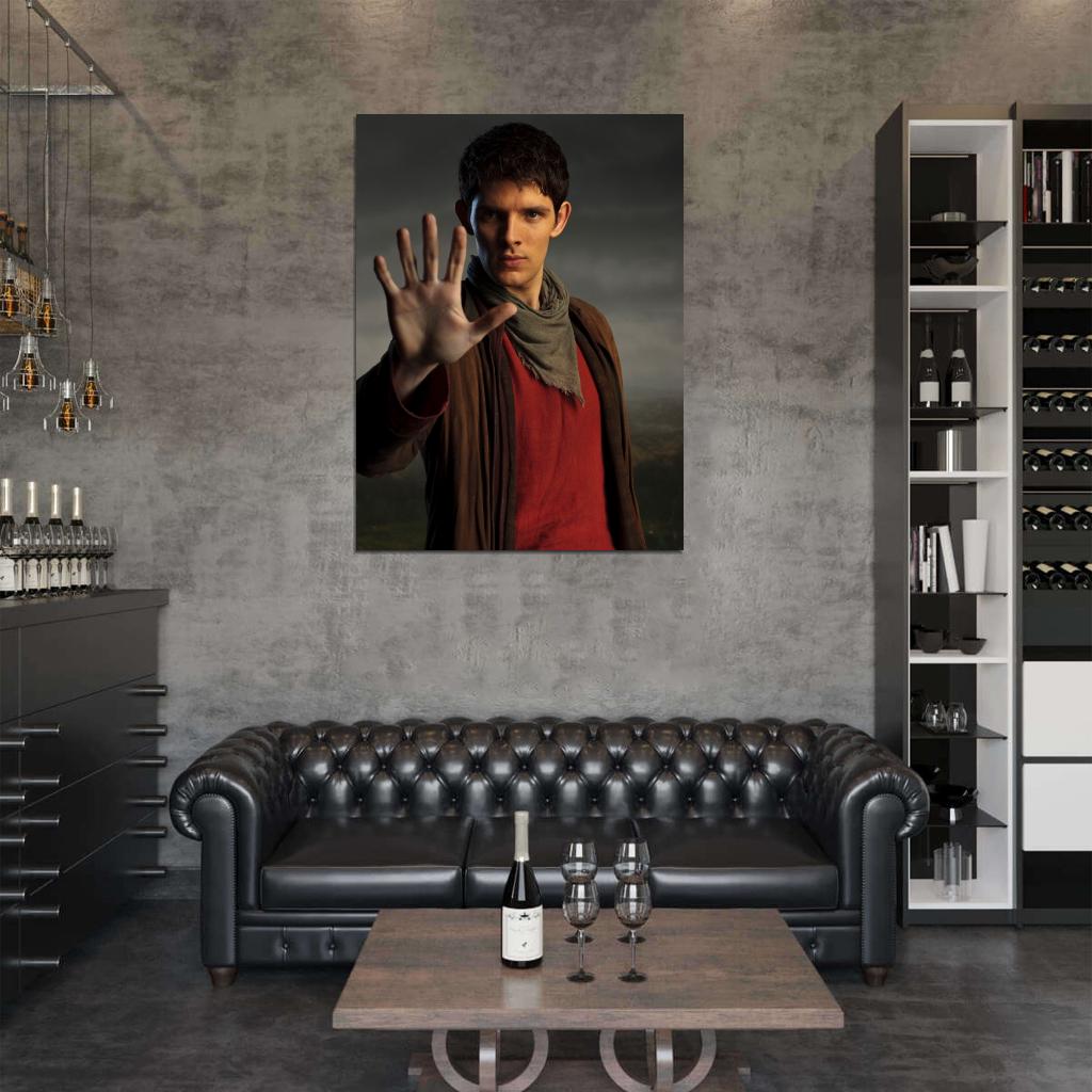 Merlin Colin Morgan TV Series Wall Art Print Poster