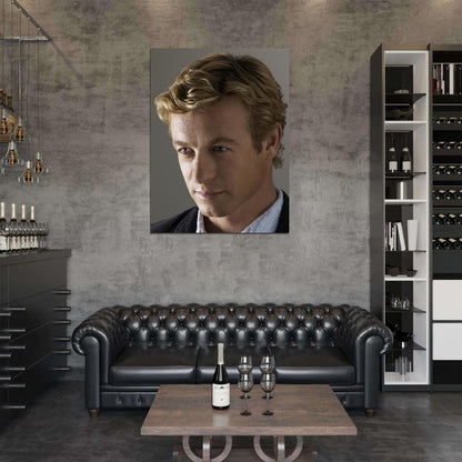 The Mentalist Simon Baker Patrick Jane TV Series Wall Art Print Poster