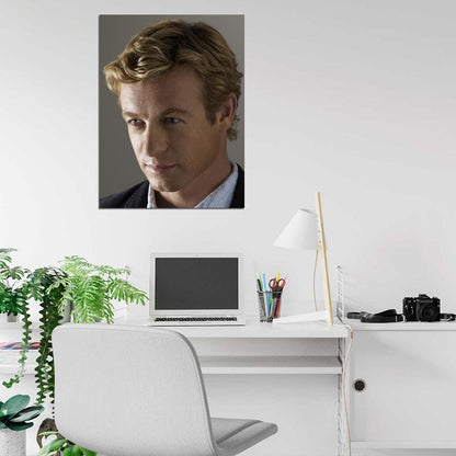 The Mentalist Simon Baker Patrick Jane TV Series Wall Art Print Poster