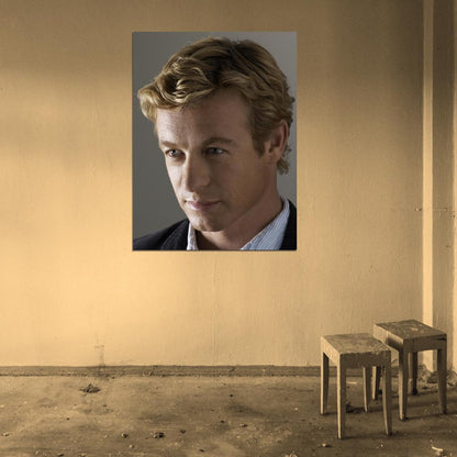 The Mentalist Simon Baker Patrick Jane TV Series Wall Art Print Poster