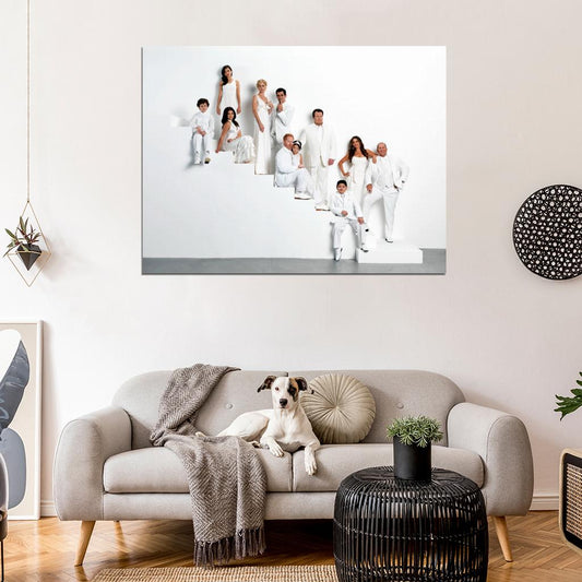 Modern Family Cast Characters TV Series Wall Art Print Poster