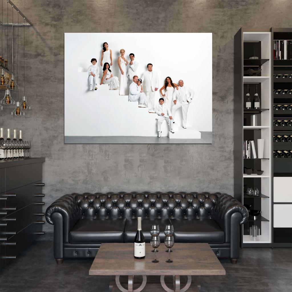 Modern Family Cast Characters TV Series Wall Art Print Poster