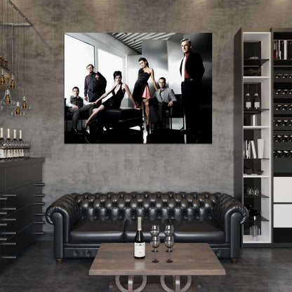 NCIS Naval Criminal Investigative Service Characters Cast TV Series Wall Art Print Poster