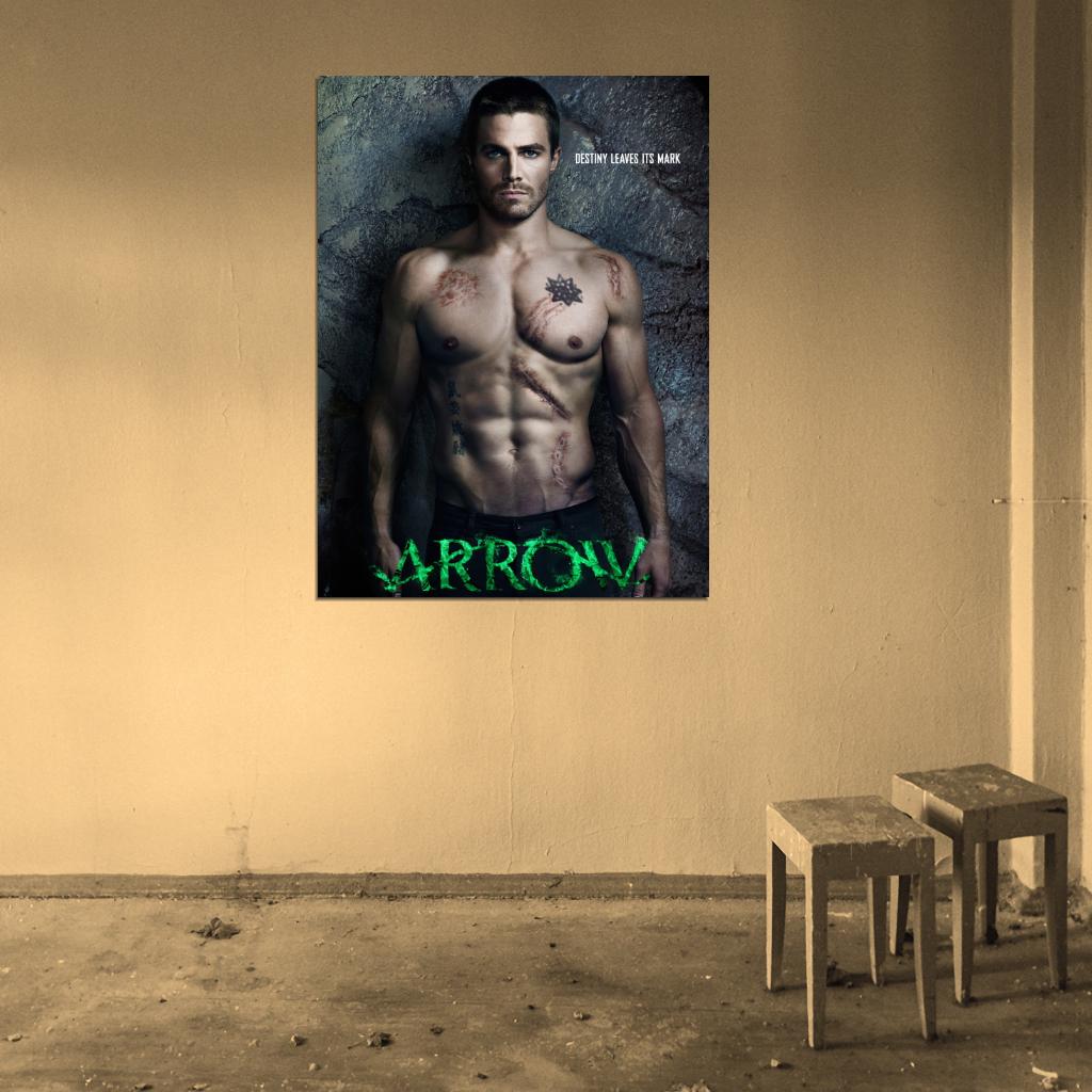 Arrow Stephen Amell Sexy Body TV Series Wall Art Print Poster