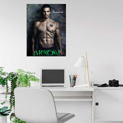 Arrow Stephen Amell Sexy Body TV Series Wall Art Print Poster