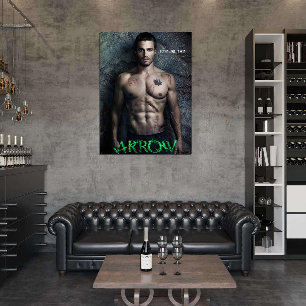 Arrow Stephen Amell Sexy Body TV Series Wall Art Print Poster