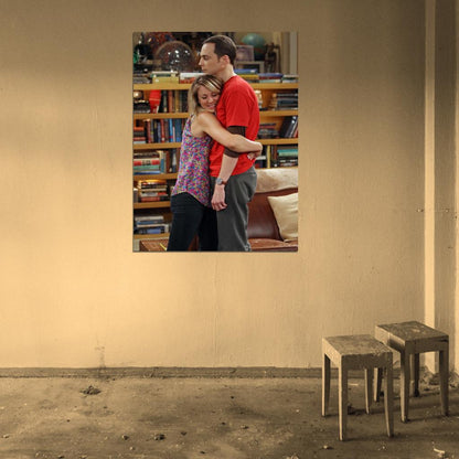 The Big Bang Theory Kaley Cuoco Jim Parsons TV Series Wall Art Print Poster