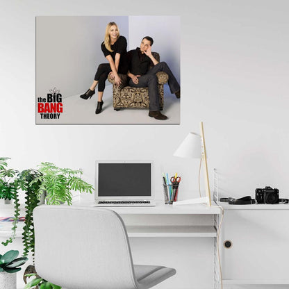 The Big Bang Theory Sheldon Cooper Penny Cast Characters TV Series Wall Art Print Poster