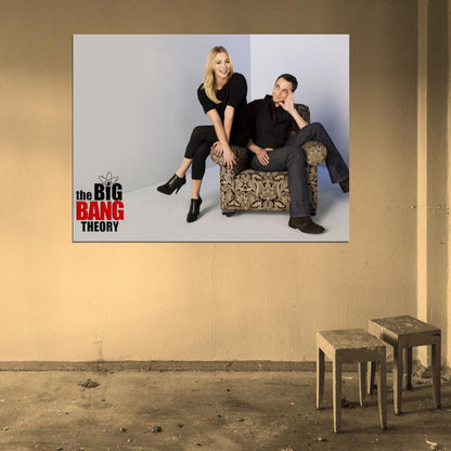 The Big Bang Theory Sheldon Cooper Penny Cast Characters TV Series Wall Art Print Poster
