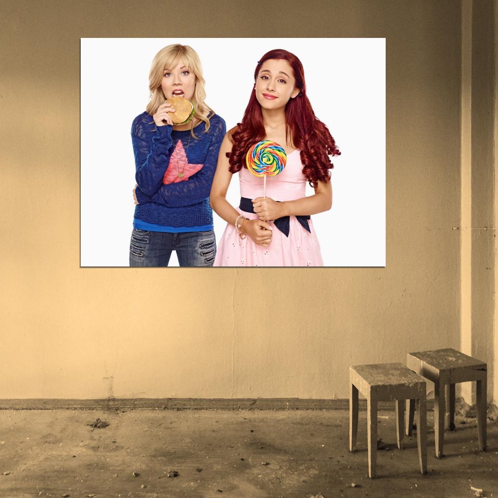 Sam & Cat Sam Puckett Cat Valentine Characters TV Series Wall Art Print Poster