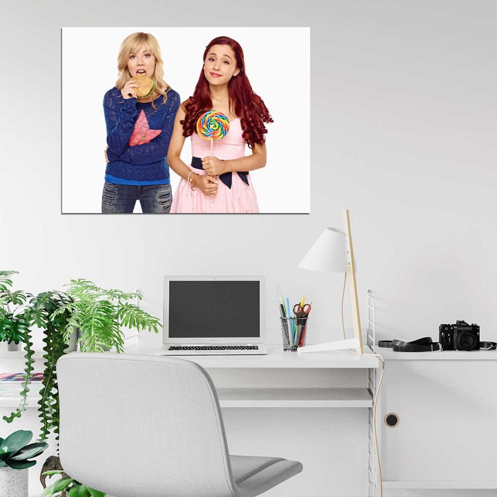 Sam & Cat Sam Puckett Cat Valentine Characters TV Series Wall Art Print Poster